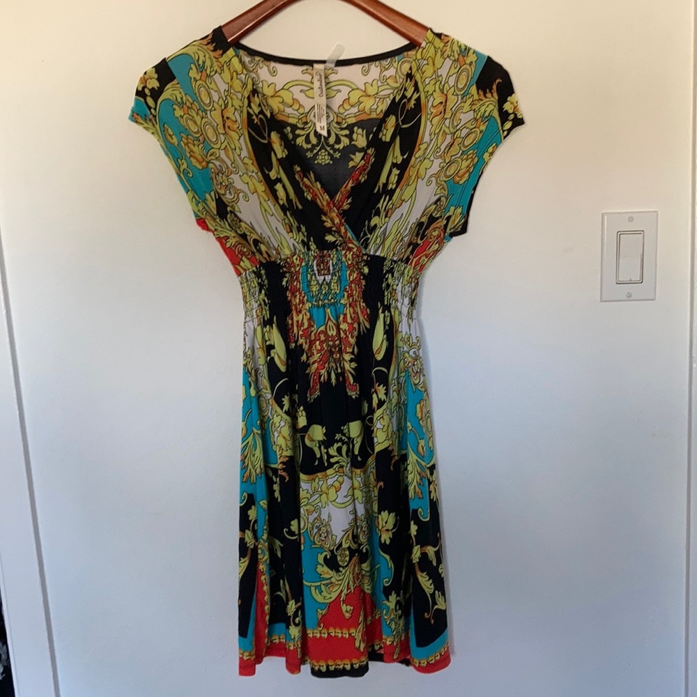 Ruched Waisted Super Comfy Dress